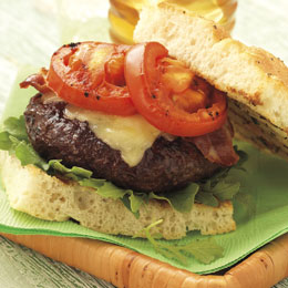 Cabernet Burgers with Rosemary Focaccia