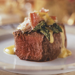 Filets and Crab with Bearnaise Sauce