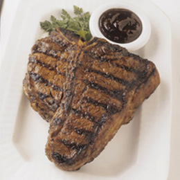 Giant T-Bone Steaks with Lone Star Rub