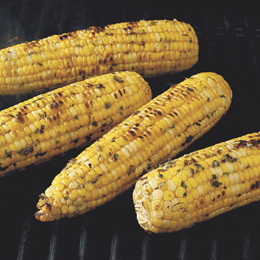 Corn on the Cob with Basil-Parmesan Butter